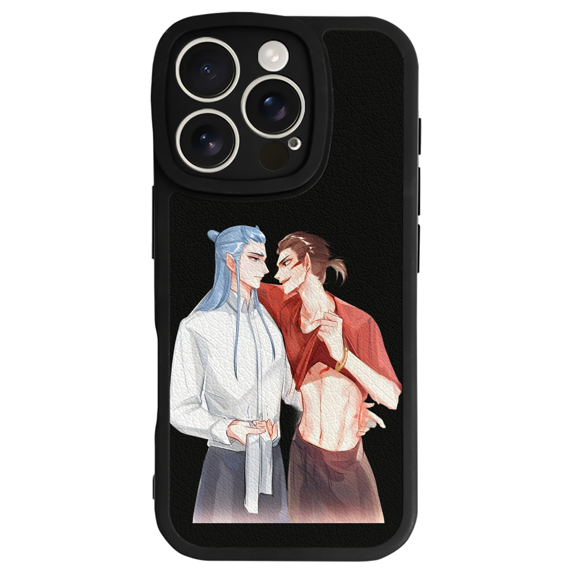 （画像用） Ne Zha 2 ナタ 魔童の大暴れ 【iPhone 16シリーズ対応】シリコンスマホケース（レザー調） 材質：シリコン
